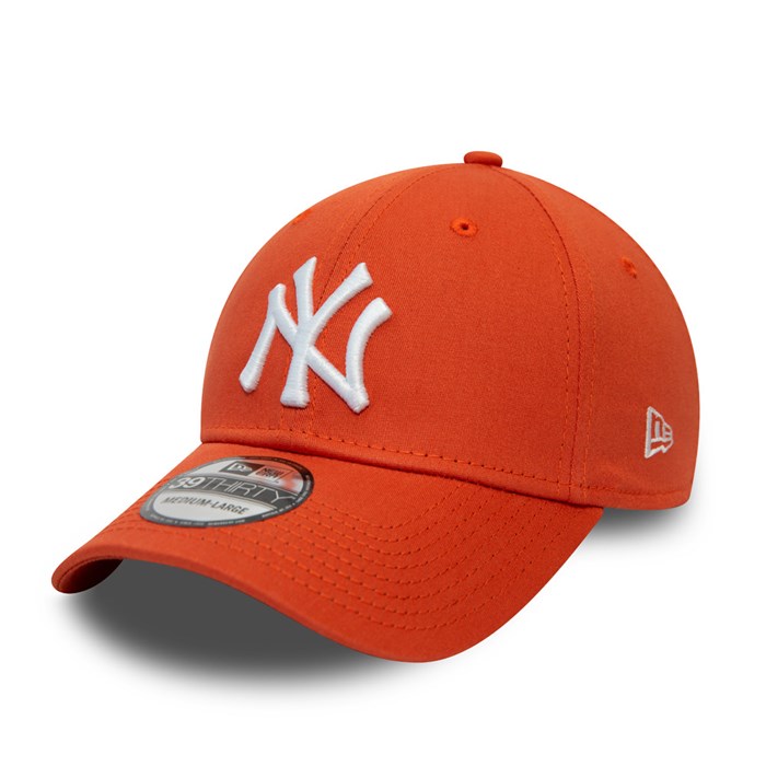 New York Yankees League Essential 39THIRTY Lippis Oranssi - New Era Lippikset Myynti FI-059643